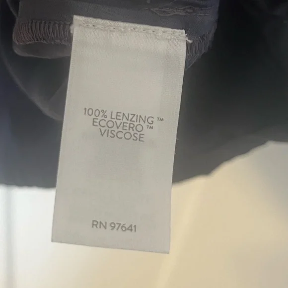 Pure Jill J Jill Top Elbow Sleeve Boatneck Tunic Blue Tie Dye Blouse L Tall NWT - Picture 5 of 12